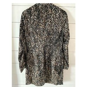 Avec les filles silk dress animal print